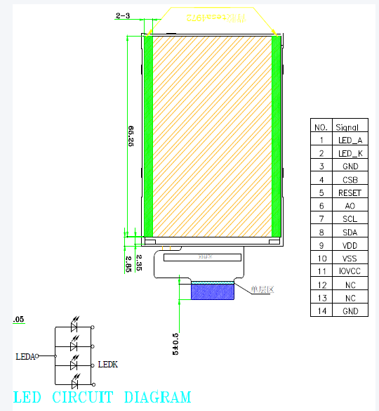 2.8 Inch LCD Display Module with 240 * 320 Dots Matrix and 65K Colors for High-Resolution Touch Screen Applications