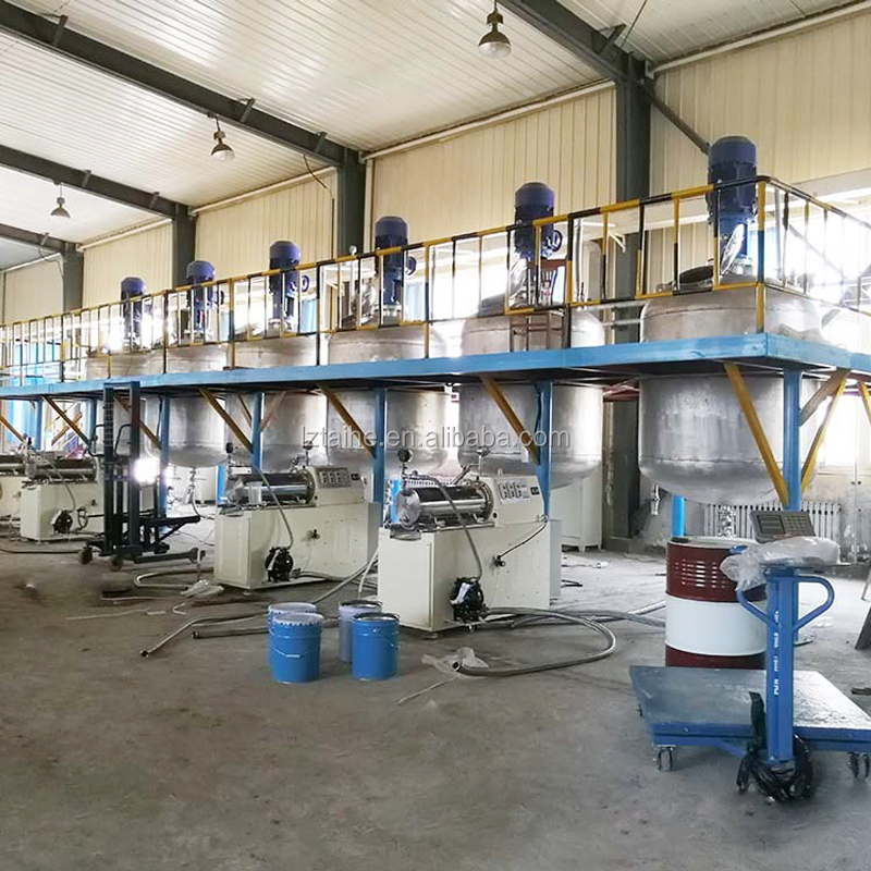 Water Based Paint Making Production Equipment Line Paint Mixing Machine For Pigment