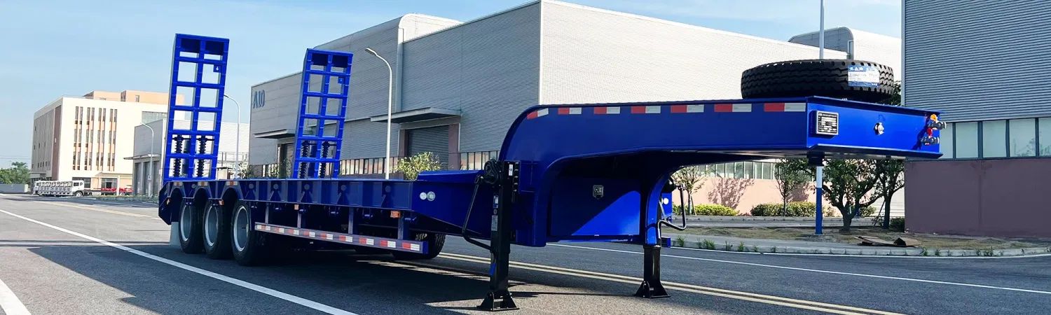CIMC high quality steel China factory price 3/ 4 /5 Axle 48-60 Ton Warehouse Railing/Flatbed for Sale Flatbed Semi Trailer