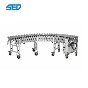 China SED-CSJ Stainless Steel Motorized Automatic Packing Machine Flexible Conveyor Extendable Roller Conveyor For Industry on sale