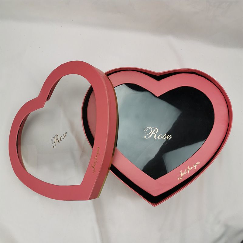 High Quality China Wholesale Custom Logo Printing Heart Shape Wedding Festival Gift Packaging Cardboard Box for Chocolates Cookies Candies Prensents