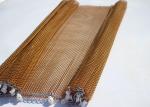1mm Architectural Metal Mesh Curtain Room Dividers Partition Separator
