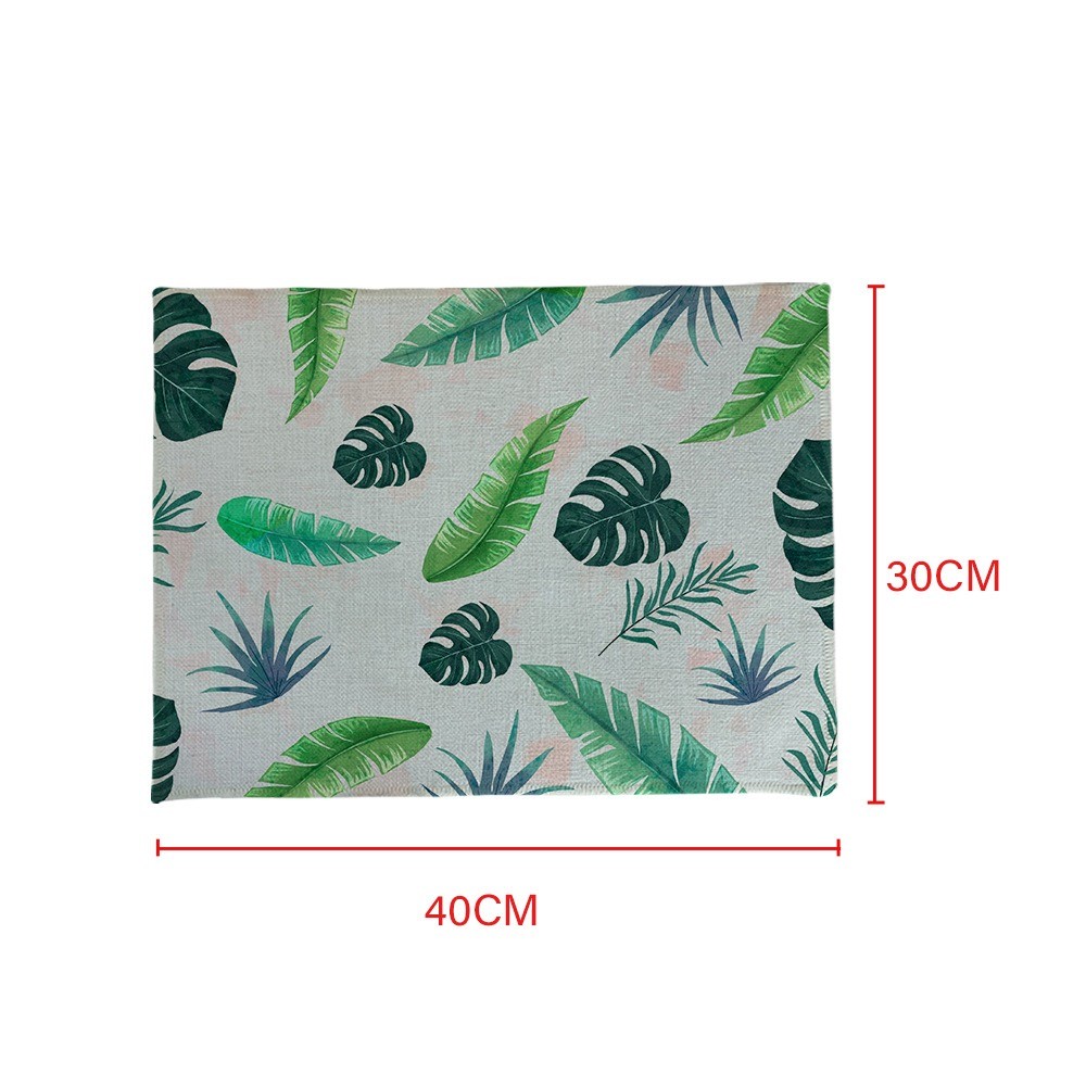 Double Sided Sublimation Blank Linen Table Mat For Sublimation Photo Printing