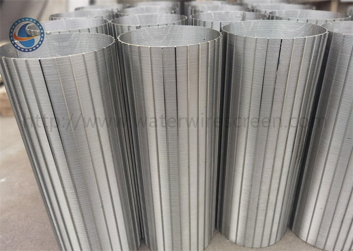 321 Stainless Steel Johnson V Wire Screen Welding Cylinder For Filter