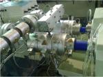 CE / ISO9001 Twin Screw Extruder Pvc Pipe Extrusion Line 150-800kg/H