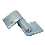 Welding hinge butt hinge BH606, material steel, color: self color, zinc plating