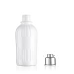 Engraving Logo Transparent Cosmetic Bottle 250ml PET Plastic Bottles With Flip