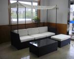 5pcs garden rattan sofas with cover