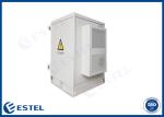 16U Dustproof Outdoor Telecom Enclosure Anti Theft Three Point Lock
