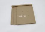 Courier Brown Kraft Paper Bubble Mailers Recyclable With Custom Pringting