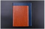 Magnetic Metal Flap A5 Ring Binder Journal , Weekly Monthly Leather Business
