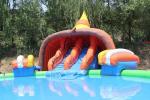 Octopus Commercial Inflatable Water Park Customized Size Acceptable