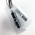 Offset Printing Personalised Garment Pvc Hang Tags