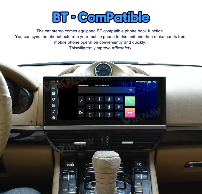 Android 13 car radio For Porsche Cayenne 2011-2017 HD LCD Screen Carplay GPS Navigation
