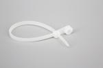 3.2*200mm Natural Black colorful fixed mounted wire cable bundled ties