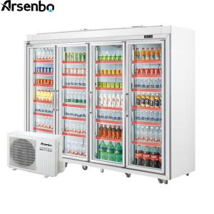 Wholesale 2700L 50HZ Commercial Beverage Refrigerator Silver Color For Drinks from china suppliers