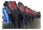 Outdoor Commercial Flags And Banners , Portable Advertising Feather Flags With
