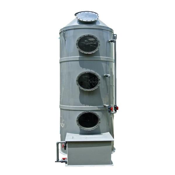 Customized Acid Alkali Waste Gas Treatment System PP Stainless Steel Material