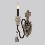 Vintage Wall Lamp Wood Iron Wall Light Bedroom Bedside Living Room loft wall