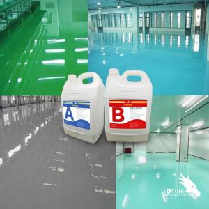 China No Bubbles 3D Flooring Epoxy Resin Free Leveling Transparent Concrete Floor on sale