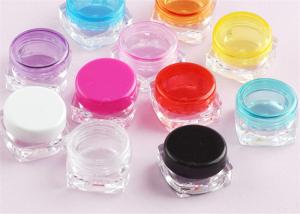 Wholesale Refillable Clear Cosmetic Containers Transparent Jar Body PP / PETG Material from china suppliers