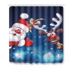 Snowman Christmas Bath Mat Set Anti Skid Restroom Mat Set
