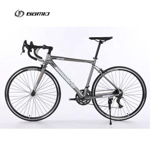 Wholesale GOMID 700c Road Bike for Adults Man Bisiklet Simulated Carbon Fiber Gear Cycle Custom Alloy Roadbike Load Capacity 150KG from china suppliers