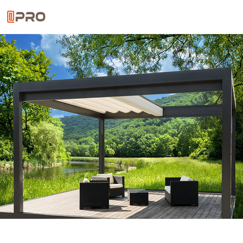 T5 Automatic Modern Aluminium Pergola Caravan Metal Gazebo Roof 3x6m