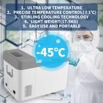 Medical Vaccine Freezer with Stirling Cooling Technology and 15--25 Temperature