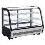 Digital Thermostat Bakery Display Refrigerator Curved Glass Refrigerated Cake