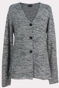 Wholesale Dark Grey Color Ladies Casual Cardigans Wool Material Buttons Closure from china suppliers