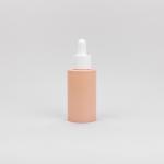 Frosted 60ml PETG Dropper Bottle with White Rubber Head for Facial Serums