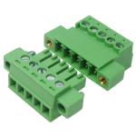 3.81mm Spacing Interlocking Flange Docking Screw Terminal Blocks