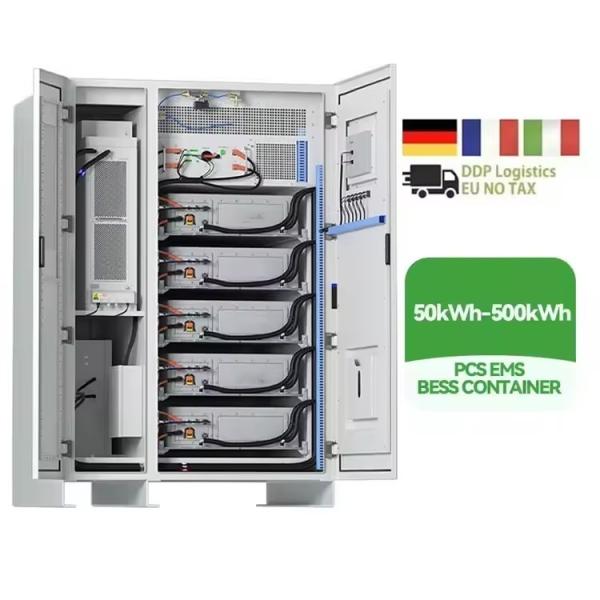Off Grid 3500kg Liquid Cooling 100KW All-in-One Outdoor Battery System 215KWh