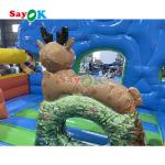 Commercial Dry Bouncer Slide Combo Inflatable Bouncy Moonwalk Jumping Castle
