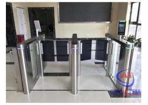 Wholesale Half Height Bi Directional Security Turnstile Gate With Card Reader from china suppliers