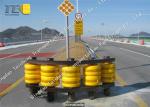 0.35m Diameter Road Guardrail EVA Highway Roller Barrier