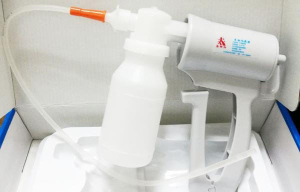 White - Grey Manual Suction Machine For Mucus Abs Pvc Material Ce Approved