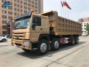 Wholesale Howo 8x4 12 Wheels Heavy Duty Dump Truck 50 Tons Sand And Stone Loading from china suppliers