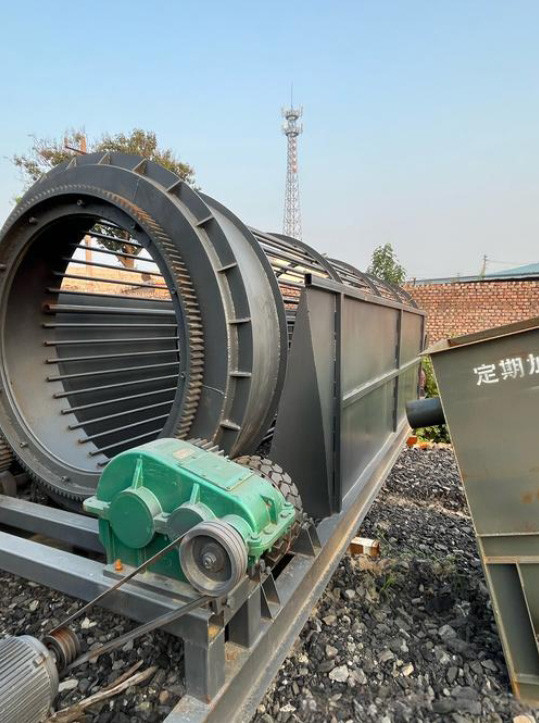 Shaftless Drum Screen Mines Stone Barite Sand Screening Machine