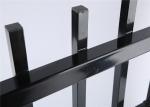 Stain Green Powder Hercules Q235 Steel Fencing Panels Falt Top Design