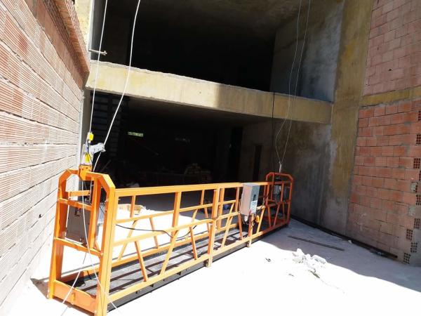 Painting steel ZLP630 6 meters 630kg temporary suspended platform for building