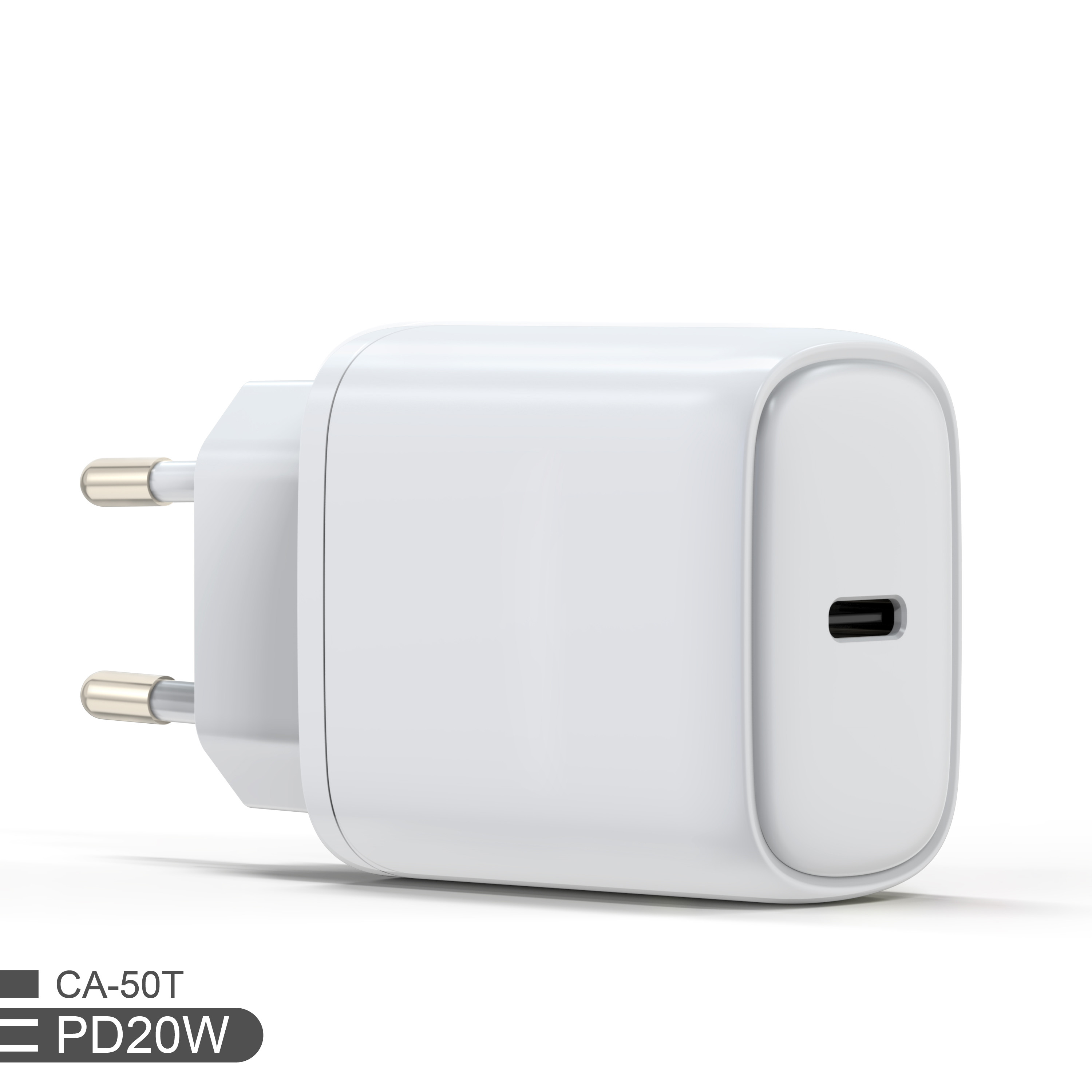 PD20W Type C Mobile Charger 240V 60HZ Mobile Phone Travel Charger