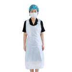 Customized Disposable Plastic Aprons Waterproof Kitchen Apron PE Apron