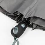 Grey Compact Auto Open Umbrella , Promotional Auto Open Auto Close Umbrella