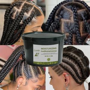 Wholesale Private Label Loc Twist N Control Edge Braiding Gel Hair Braid Styling Max Hold Big Size Braiding Neat Gel 64 Oz from china suppliers