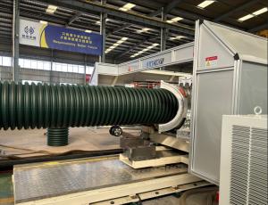 Wholesale 100mm - 630mm DWC Pipe Making Machine plastic corrugated pipe extruder from china suppliers