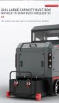 YZ-S12 All Closed Industrial Ride-on Floor Sweeper Machine Park Road Street