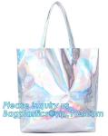 promotional PVC handle bag, Pocket Beach Shoulder Bags, Simple designed plastic
