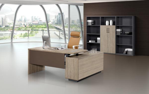 Economical Durable Office Manager Desk Optional Colour Wood Office Executive